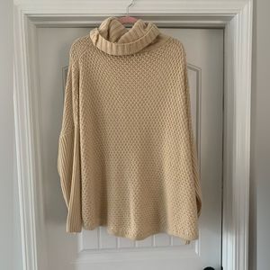 Oversized turtleneck sweater